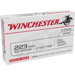 Winchester USA .223 Rem 62gr Full Metal Jacket - 20 Rounds