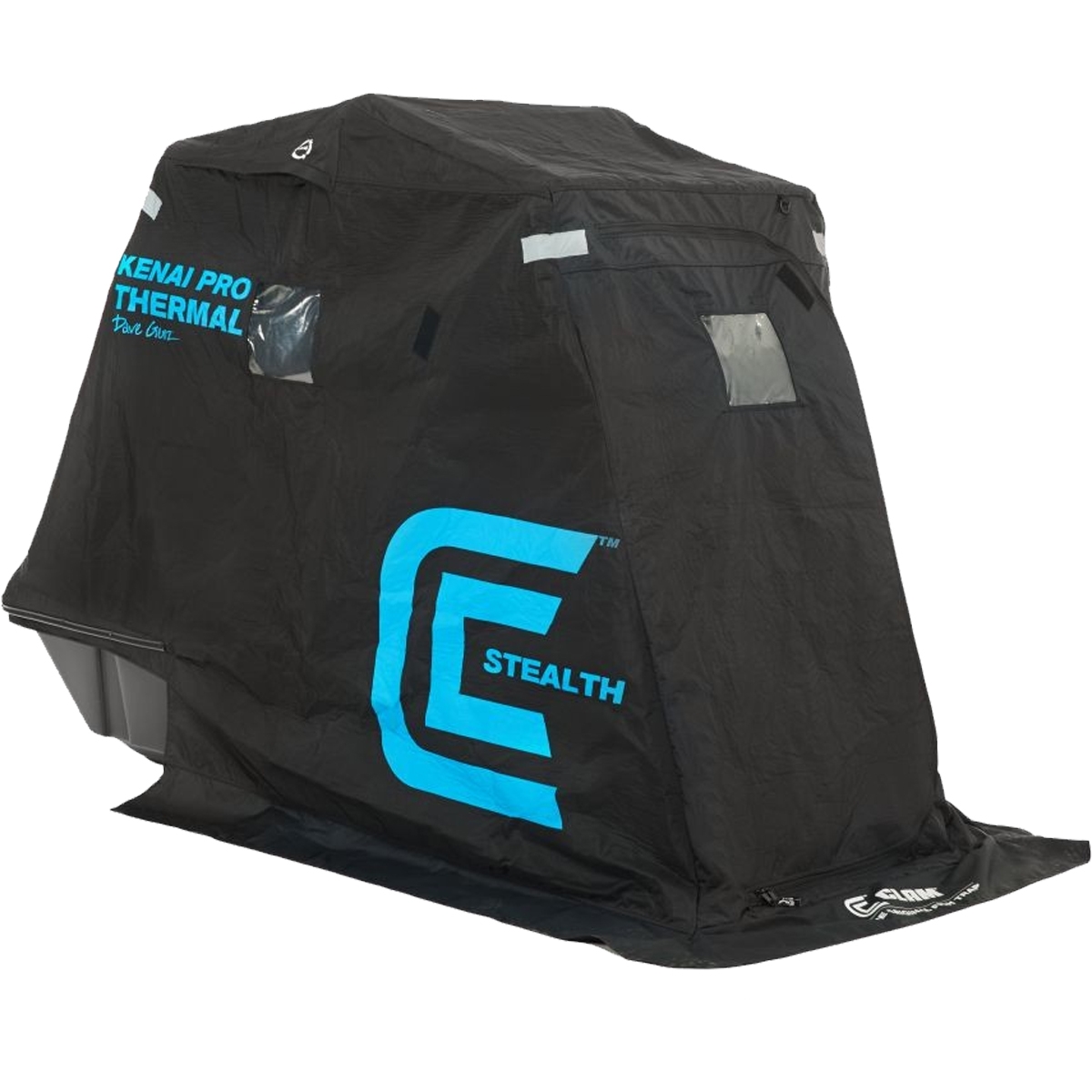 Clam Kenai Pro Thermal Stealth Ice Fishing Shelter at Glen's