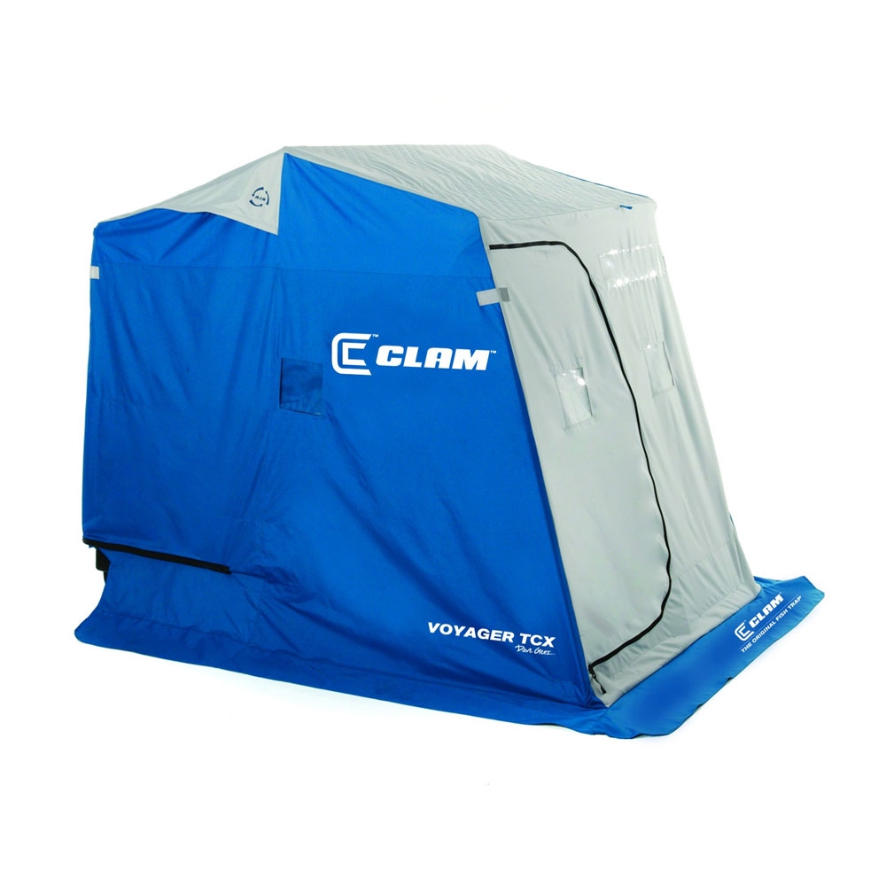 Clam Voyager TCX 2 Man Ice Shelter at Glen's