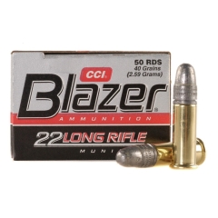 CCI Blazer 22 LR 40 Grain LRN - Box of 50