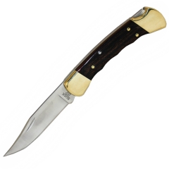BUCK Folding Hunter - Finger Grooved Knife