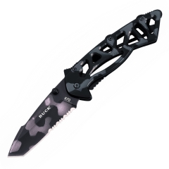BUCK Bone Folding Knife - Tiger Stripe