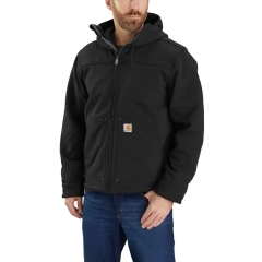 Carhartt Men's Super Dux Relaxed Fit Sherpa-Lined Active Jac-Black-Large