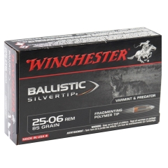 Winchester Supreme 25-06 Rem 85gr Ballistic Silvertip - 20 Rounds