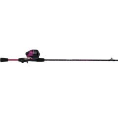 Shakespeare Amphibian Spincast Combo 5'6" Pink Youth Rod