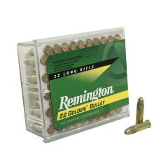 Remington High Velocity Golden Bullet 22 LR 40 Grain Round Nose - 100 Rounds