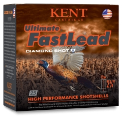 Kent Ultimate Fast Lead Diamond Shot 12Ga 2 3/4" 1 1/4oz - 4 Shot