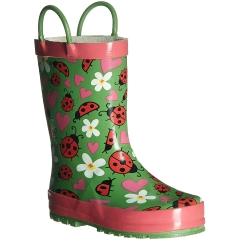 Western Chief Kids Lovely Ladybugs Rain Pull-On Boot