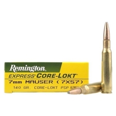 Remington Core-Lokt PSP 7mm Mauser (7X75) 140 grain PSP Cartridges