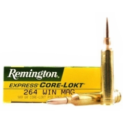 Remington Express 264 Winchester Magnum 140 Grain PSP - 20 Rounds