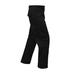 Rothco Relaxed Fit Zipper Fly BDU Pants - Black