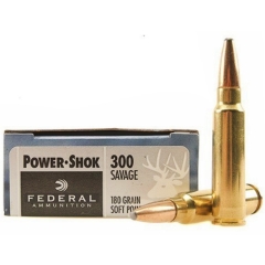 Federal Power-Shok 300 Savage 180 Grain SP - 20 Rounds