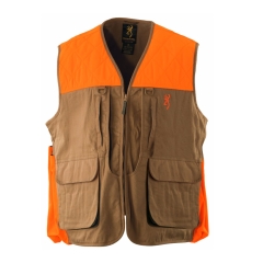 Browning Mens Upland Vest with Blaze Orange Trim