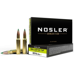 Nosler Ballistic Tip 308 Win 165gr Ballistic Tip - 20 Rounds