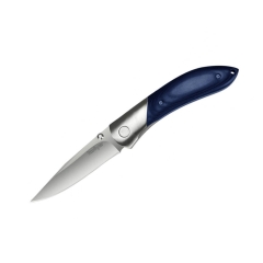 Kershaw 3160 Crown Blue Micarta Folding Knife