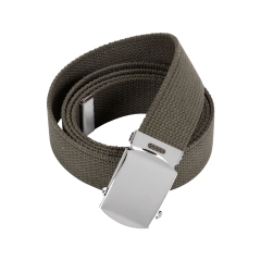 Rothco 54 Inch Military Web Belts - Chrome Buckle / Olive Drab