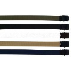 Rothco Military Web Belts w/ Black Buckle - 54 Inch / Olive Drab