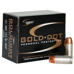 Speer Gold Dot 40 S&W 165 Grain HP - 20 Rounds