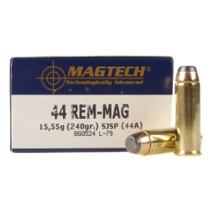 Magtech 44 Remington Magnum 240 Grain Soft Point (Box of 50)
