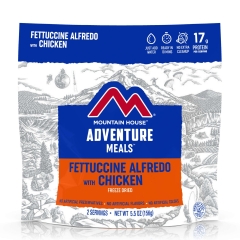 Mountain House Freeze Dried Fettuccine Alfredo with Chicken Pouch