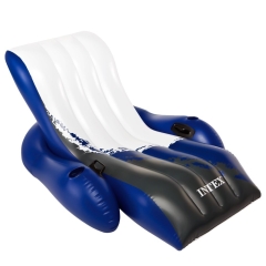 Intex Floating Recliner Inflatable Lounge, 71" X 53" - Assorted Colors