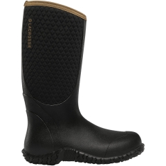 Lacrosse Women's Alpha Lite 5mm Neoprene Boots-Black/Tan-6
