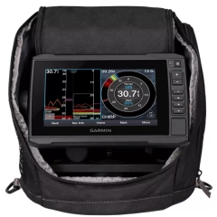 Garmin ECHOMAP UHD 73cv Ice Fishing Bundle
