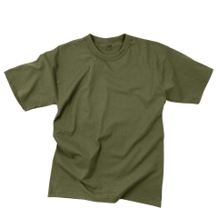 Rothco Solid Color 100% Cotton T-Shirt - Olive Drab-Small