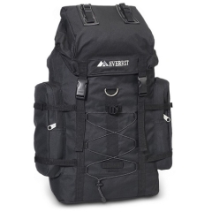 Everest Deluxe Hiking Backpack - Black