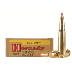 Hornady Custom Ammunition 308 Win 150 Grain SST