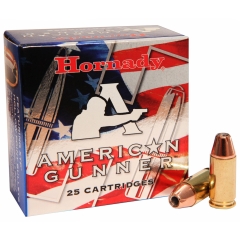 Hornady American Gunner 9mm +P Luger 124 Grain XTP JHP - 25 Rounds