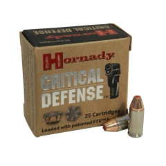 Hornady Critical Defense 38 Special +P 110 Grain FTX
