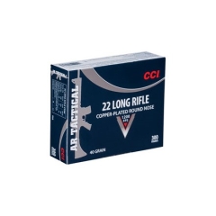 CCI Tactical 22LR 40 Grain Copper Plated Round Nose - 300 Rounds