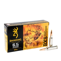 Browning BXS 6.5 Creedmoor 120gr Copper Tipped - 20 Rounds