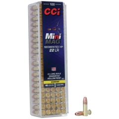 CCI Mini-Mag Segmented HP 22 LR 40gr - 100 Rounds