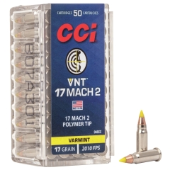CCI VNT 17 Mach 2 17gr Polymer Tip - 50 Rounds