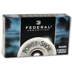 Federal Power-Shok 12 Ga 2 3/4" 00 Buckshot - 5 Rounds