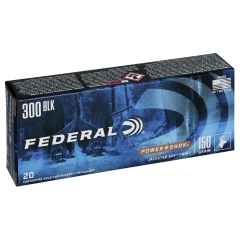 Federal Power Shok 300 AAC Blackout 150gr Soft Point - 20 Rounds