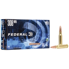 Federal Power Shok Copper 308 Win 150gr Hollow Point - 20 Rounds