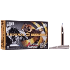 Federal Premium 270 Win 136gr Terminal Ascent - 20 Rounds