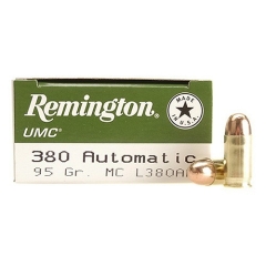 Remington UMC 380 ACP 95 Grain Full Metal Jacket