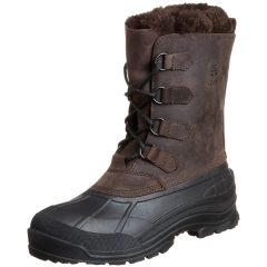 Kamik Men's Alborg Winter Pac Boots-Dark Brown-10