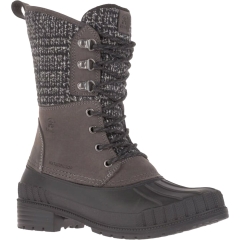 Kamik Women's Sienna 2 Knit Waterproof Winter Boot - Charcoal - 11