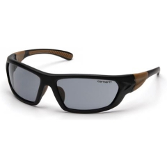 Carhartt Carbondale Safety Glasses with Black Frame and Gray Lens