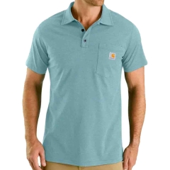 Carhartt Men's Force Cotton Delmont Pocket Polo