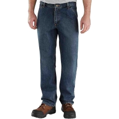 Carhartt Men's Relaxed Fit Holter Dungaree Jean - Blue Ridge - 34x30