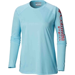 Columbia Women's PFG Tidal Tee Heather Long Sleeve Shirt