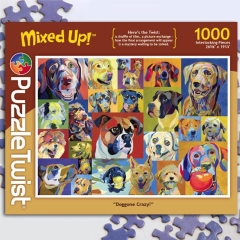 Puzzle Twist Doggone Crazy 1000 Piece Puzzle