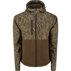 Drake Waterfowl MST Hole Shot Hooded Windproof Eqwader Full Zip Jacket