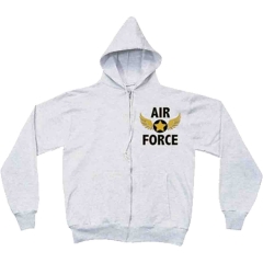 Fox Outdoor Air Force Wings Zip Hoodie - Grey